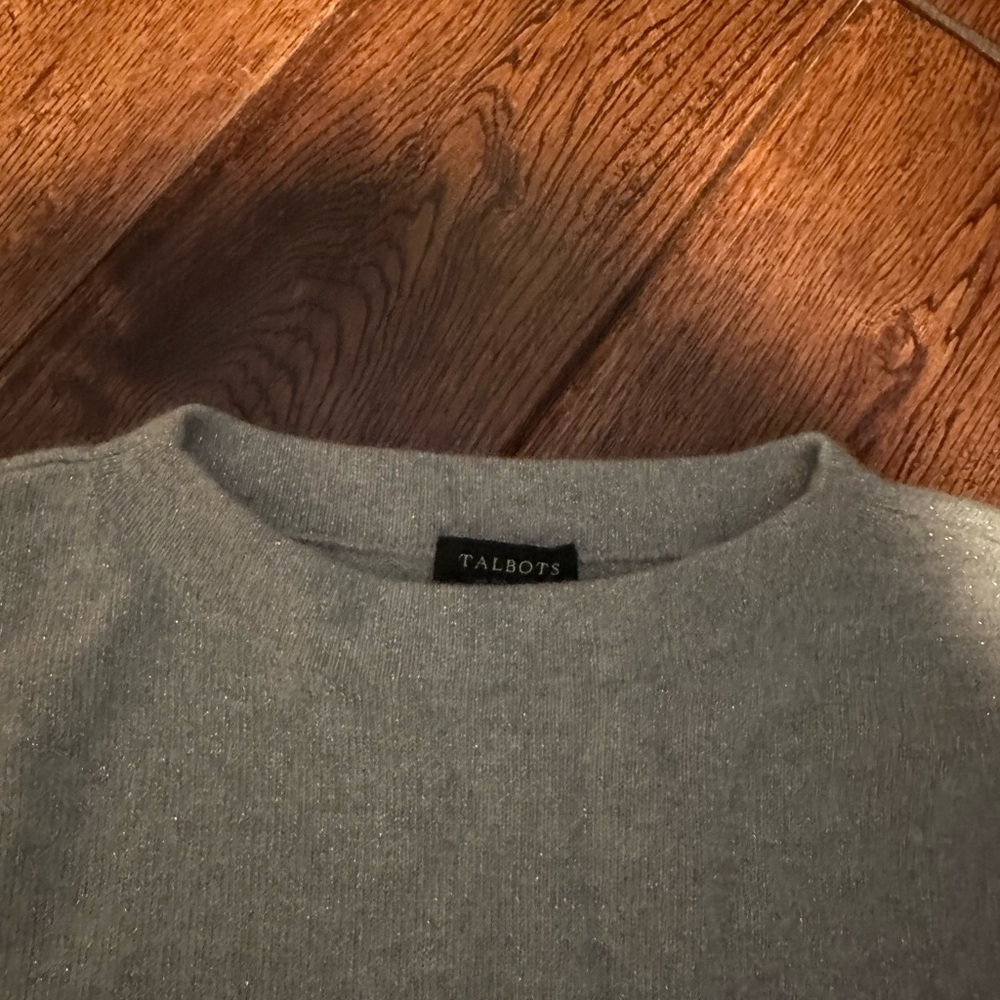 EUC Cashmere Talbots sweater with sparkle - Picture 6 of 6